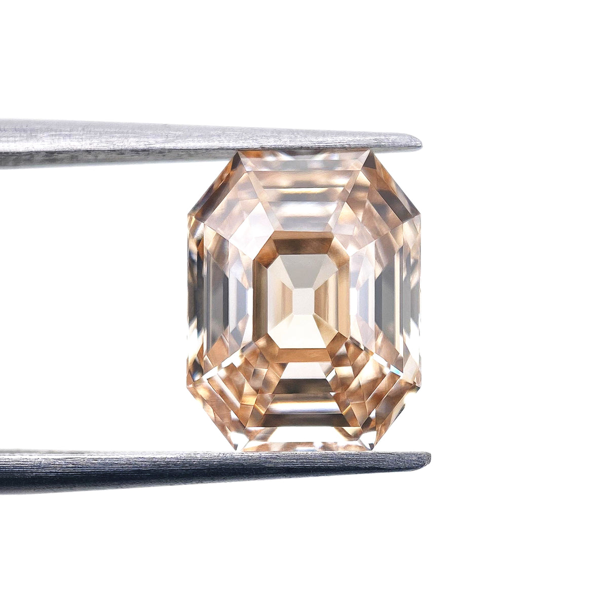 3.07ct | Q-R/VVS2 Champagne Octagon Shape Step Cut Lab Diamond (IGI)-LITHOS Diamond