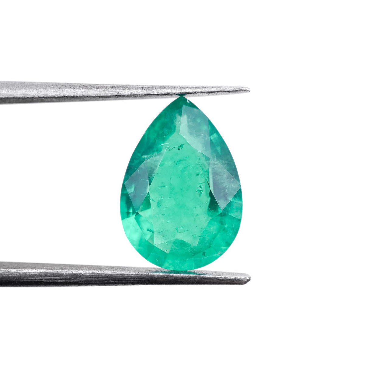 3.00ct | Brilliant Cut Pear Shape Lab Emerald