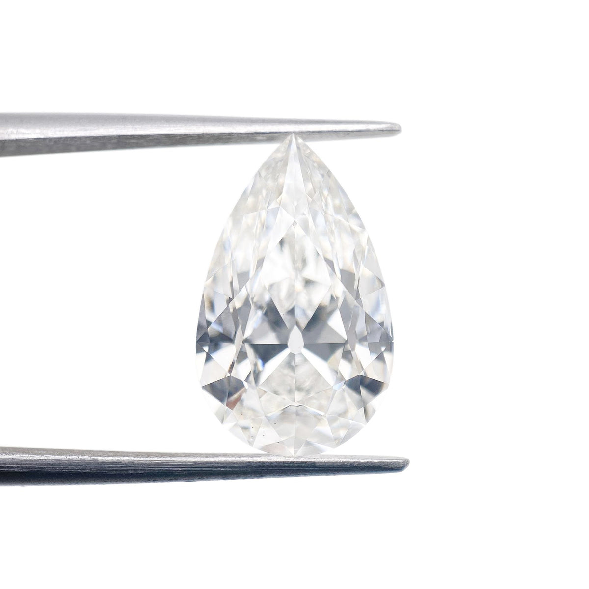4.58ct | F/VS2 Pear Shape Old Mine Cut Lab Diamond (IGI)