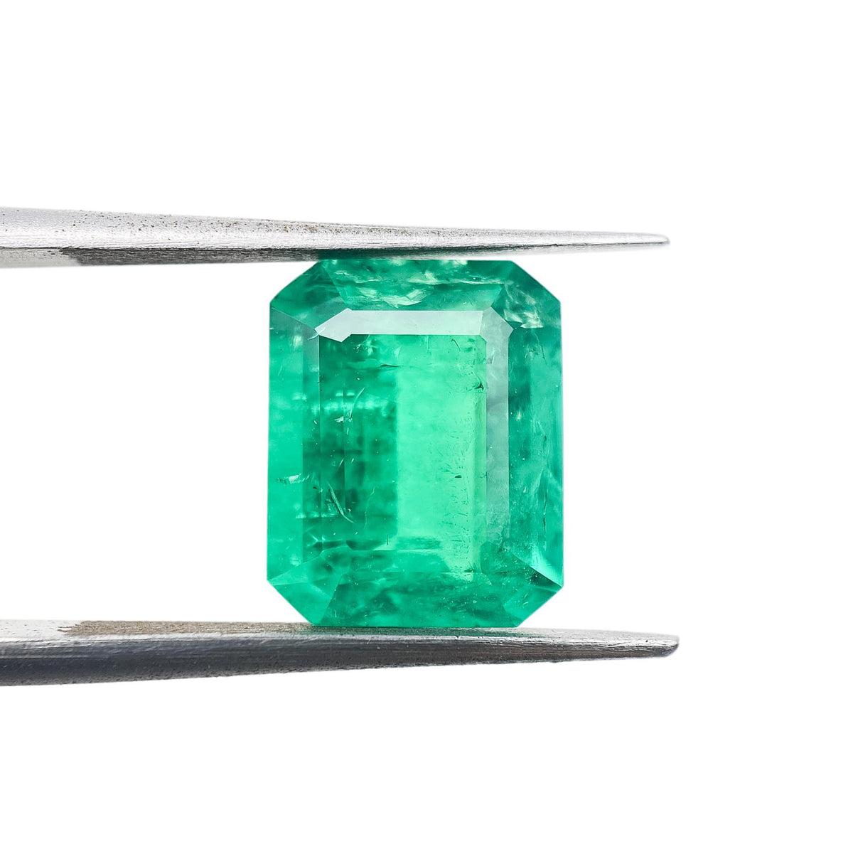5.24ct | Step Cut Emerald Shape Lab Emerald