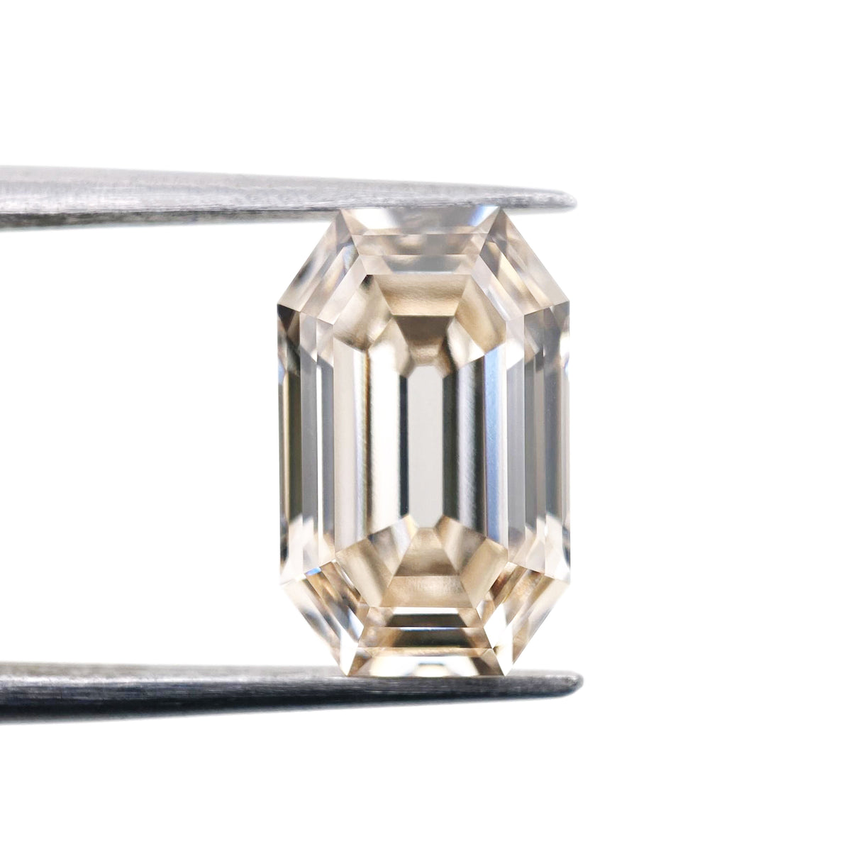 3.32ct | N/VVS2 Champagne Octagon Shape Step Cut Lab Diamond (IGI)