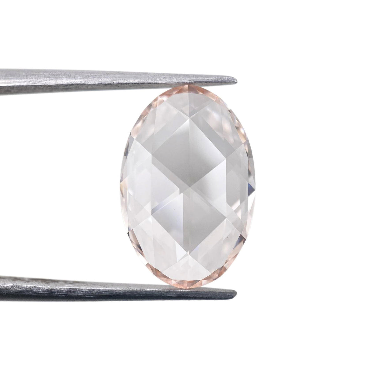 3.07ct | K/VVS2 Champagne Oval Shape Rose Cut Lab Diamond (IGI)-LITHOS Diamond