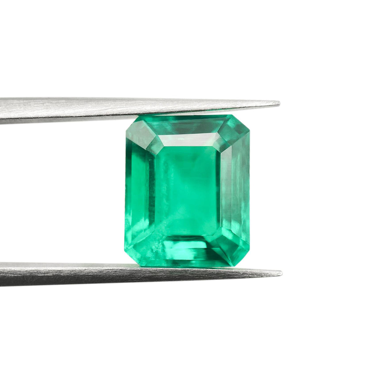4.65ct | Step Cut Emerald Shape Lab Emerald