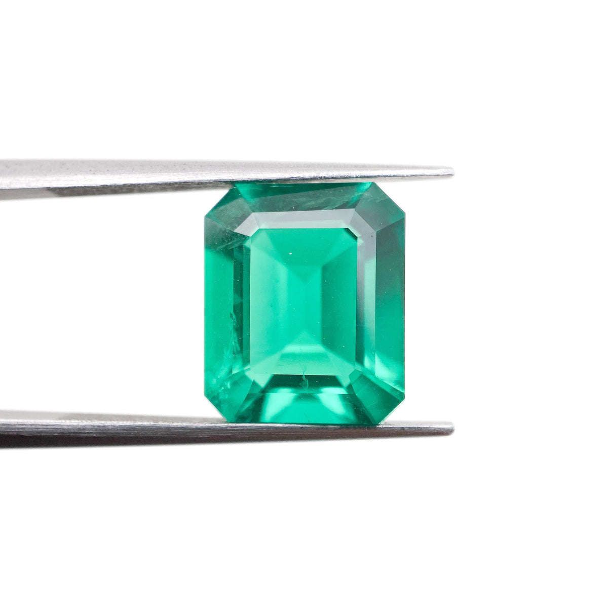 4.26ct | Step Cut Emerald Shape Lab Emerald
