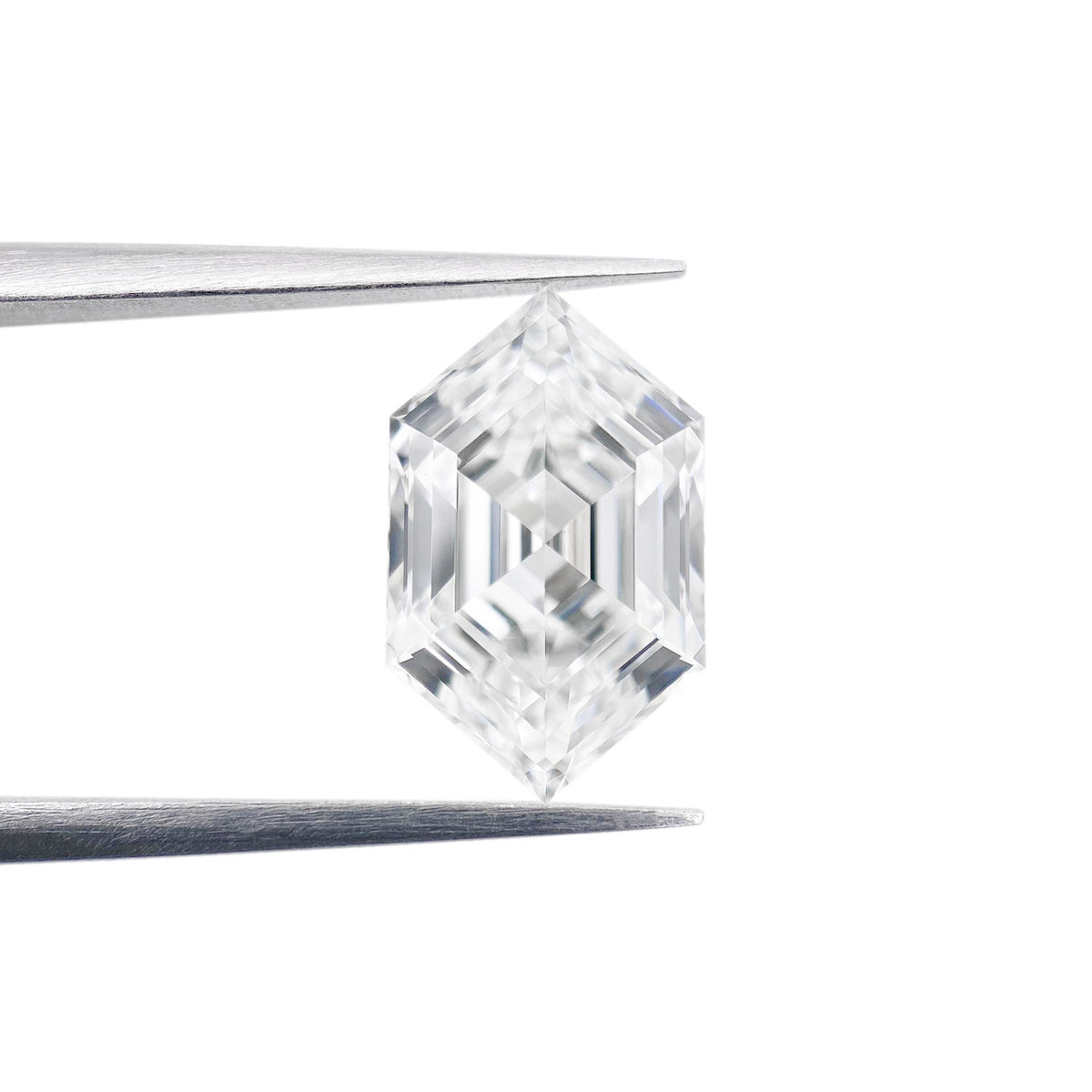 2.95ct | E/VS1 Hexagon Shape Step Cut Lab Diamond (IGI)