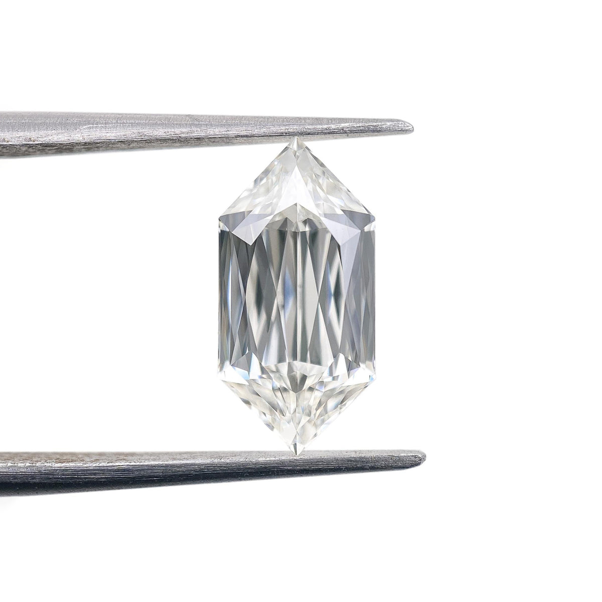 2.13ct | F/VVS2 Hexagon Shape Lattice Cut Lab Diamond (IGI)