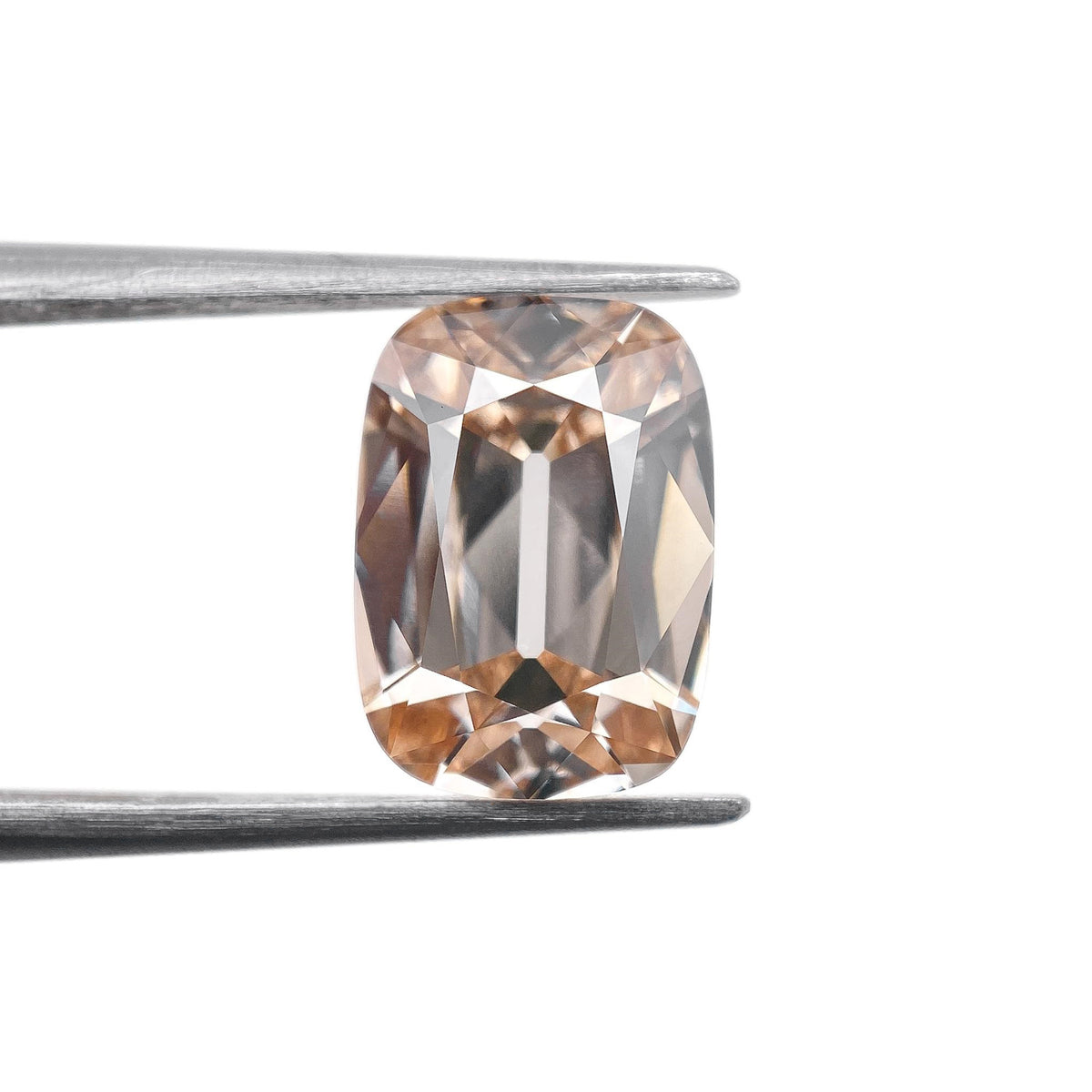 2.80ct | Q-R/VVS2 Champagne Cushion Shape Old Mine Cut Lab Diamond (IGI)