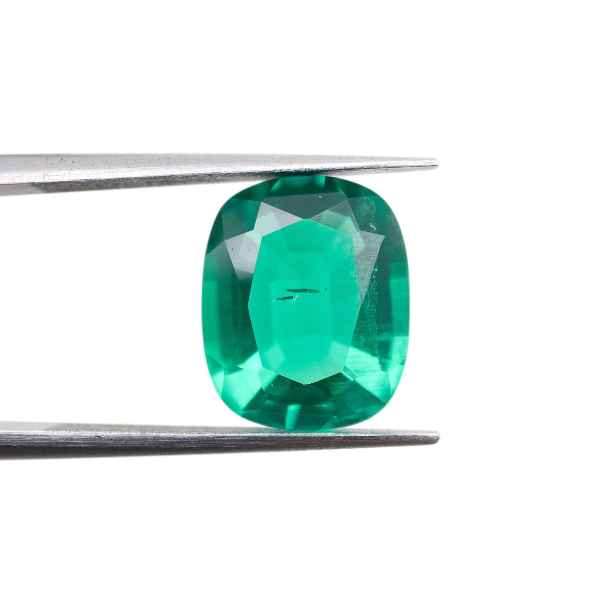 4.84ct | Brilliant Cut Cushion Shape Lab Emerald