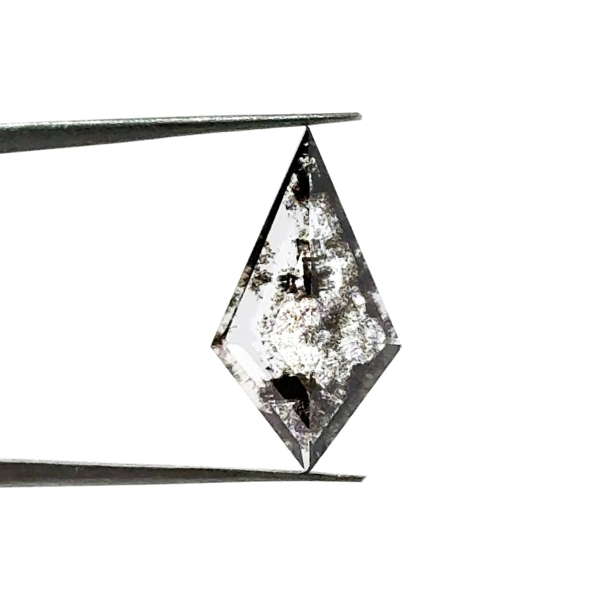 1.80ct | Salt & Pepper Kite Shape Step Cut Lab Diamond