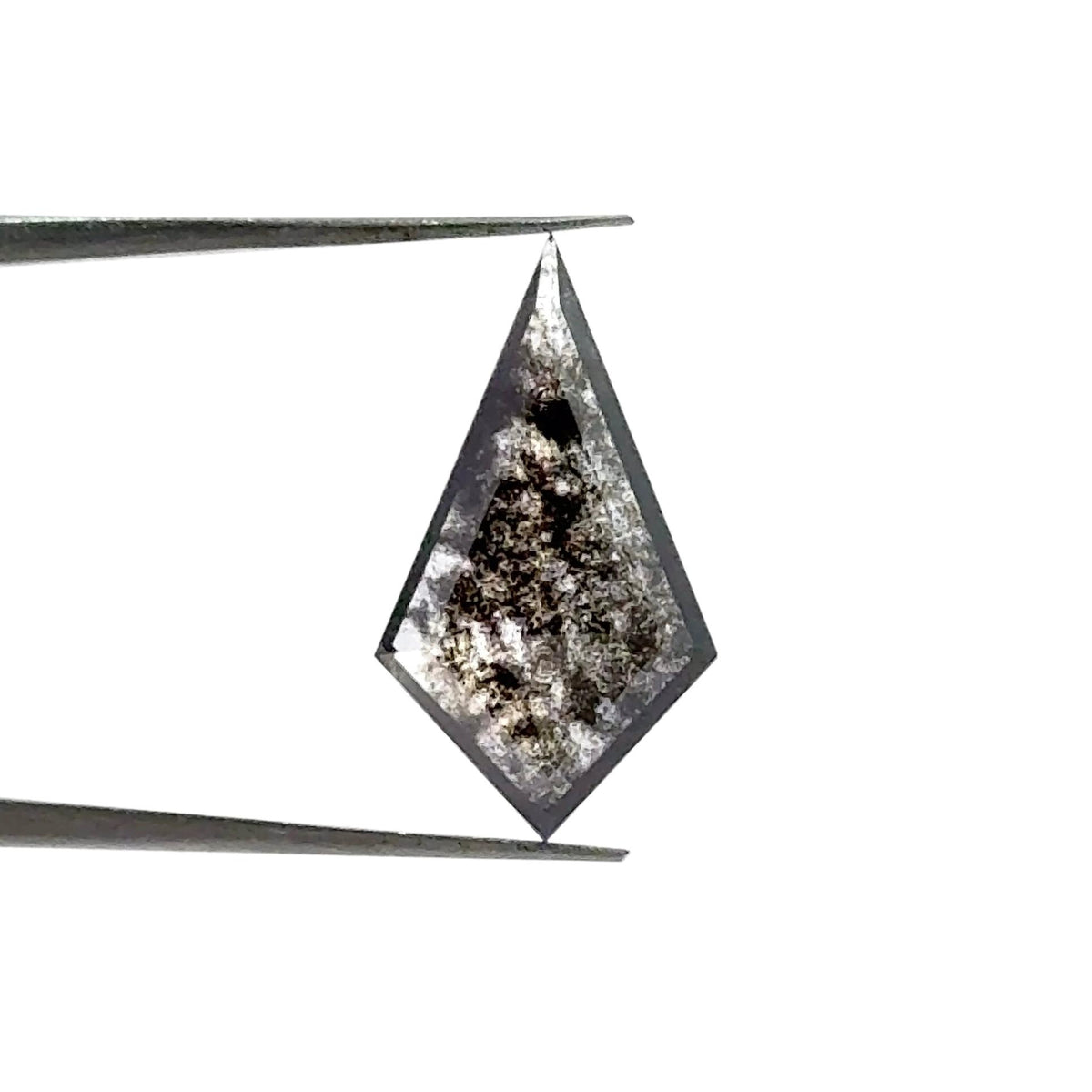 1.80ct | Salt & Pepper Kite Shape Step Cut Lab Diamond