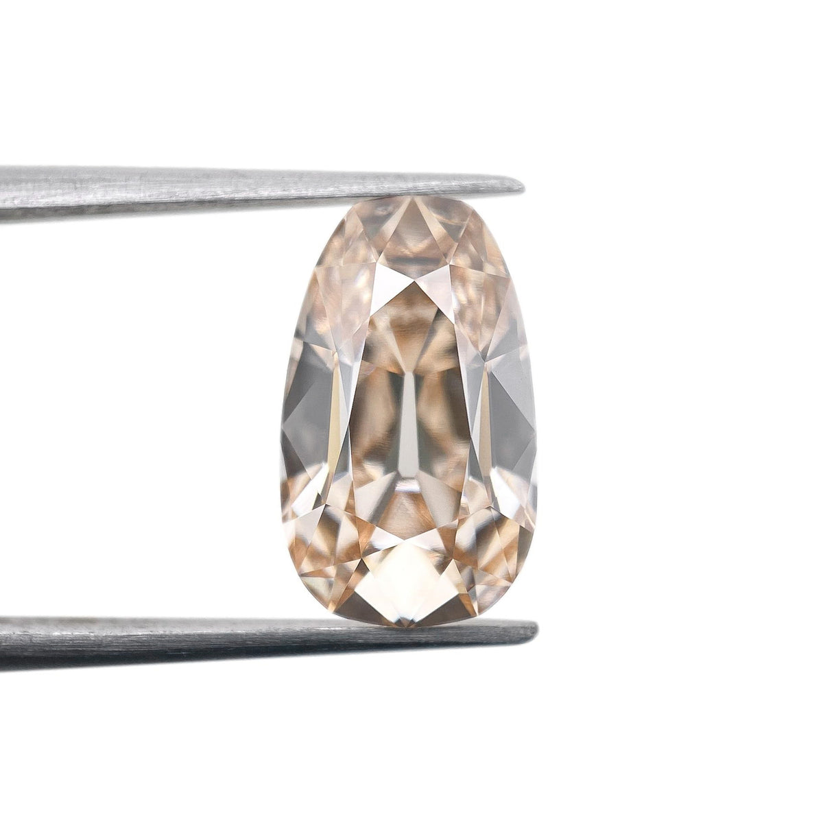 3.32ct | N/VS1 Champagne Tapered Cushion Shape Old Mine Cut Lab Diamond (IGI)-LITHOS Diamond