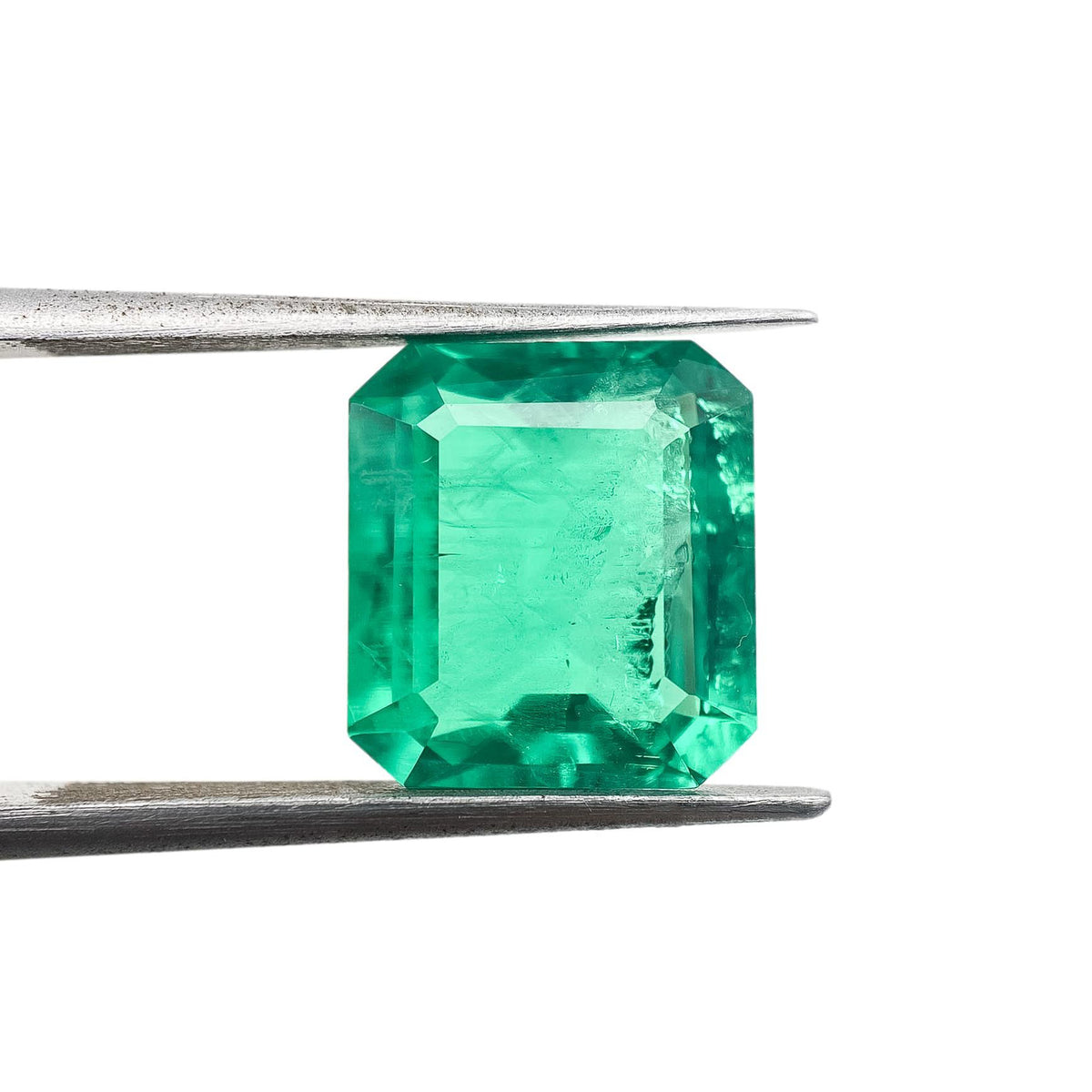 4.79ct | Step Cut Emerald Shape Lab Emerald