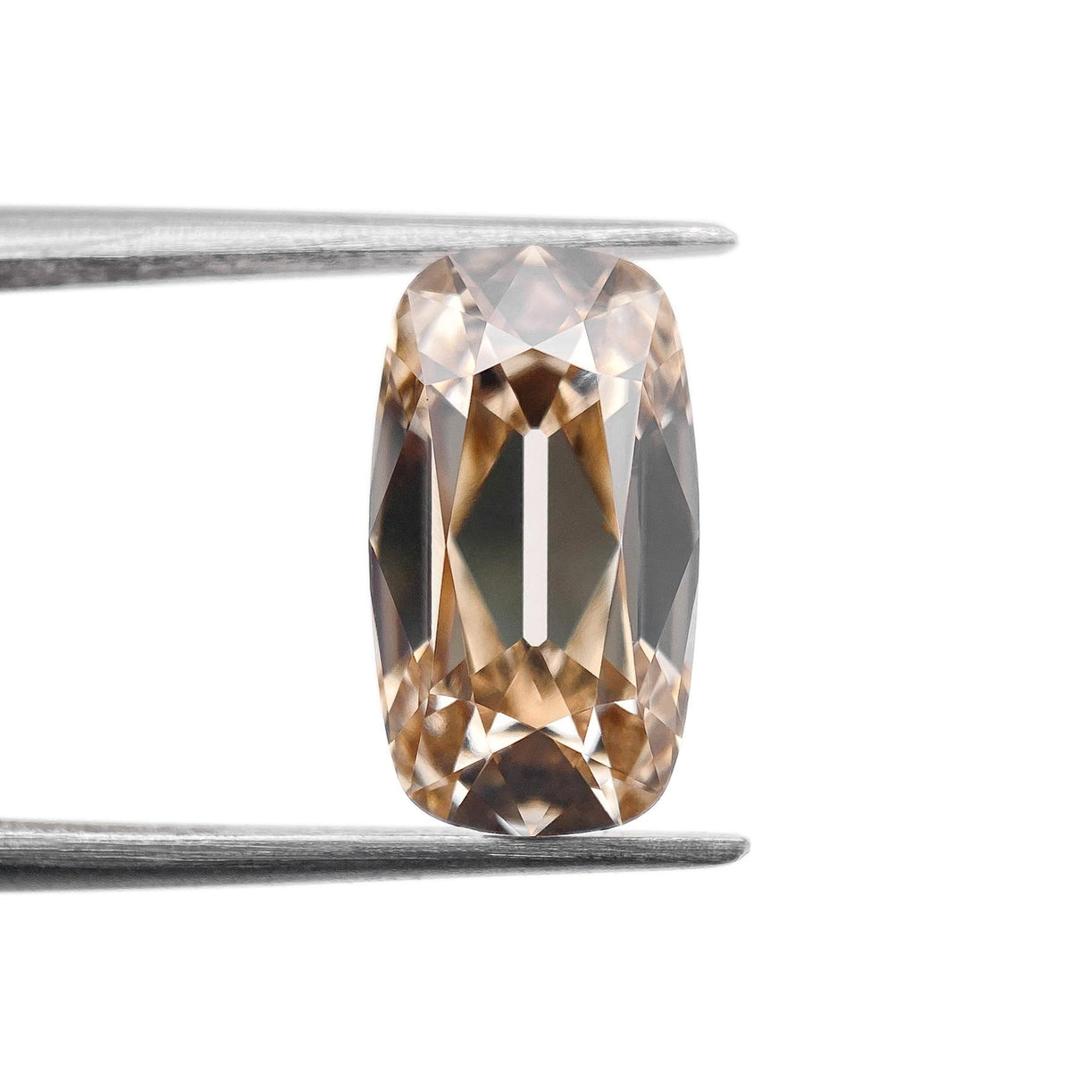3.11ct | Q-R/VS1 Champagne Cushion Shape Old Mine Cut Lab Diamond (IGI)