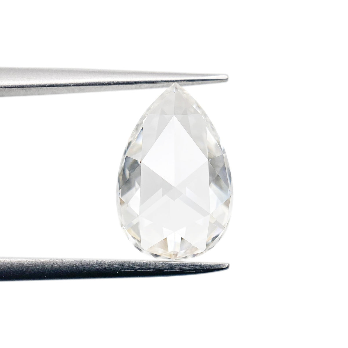 1.52ct | F/VVS2 Pear Shape Rose Cut Lab Diamond (IGI)