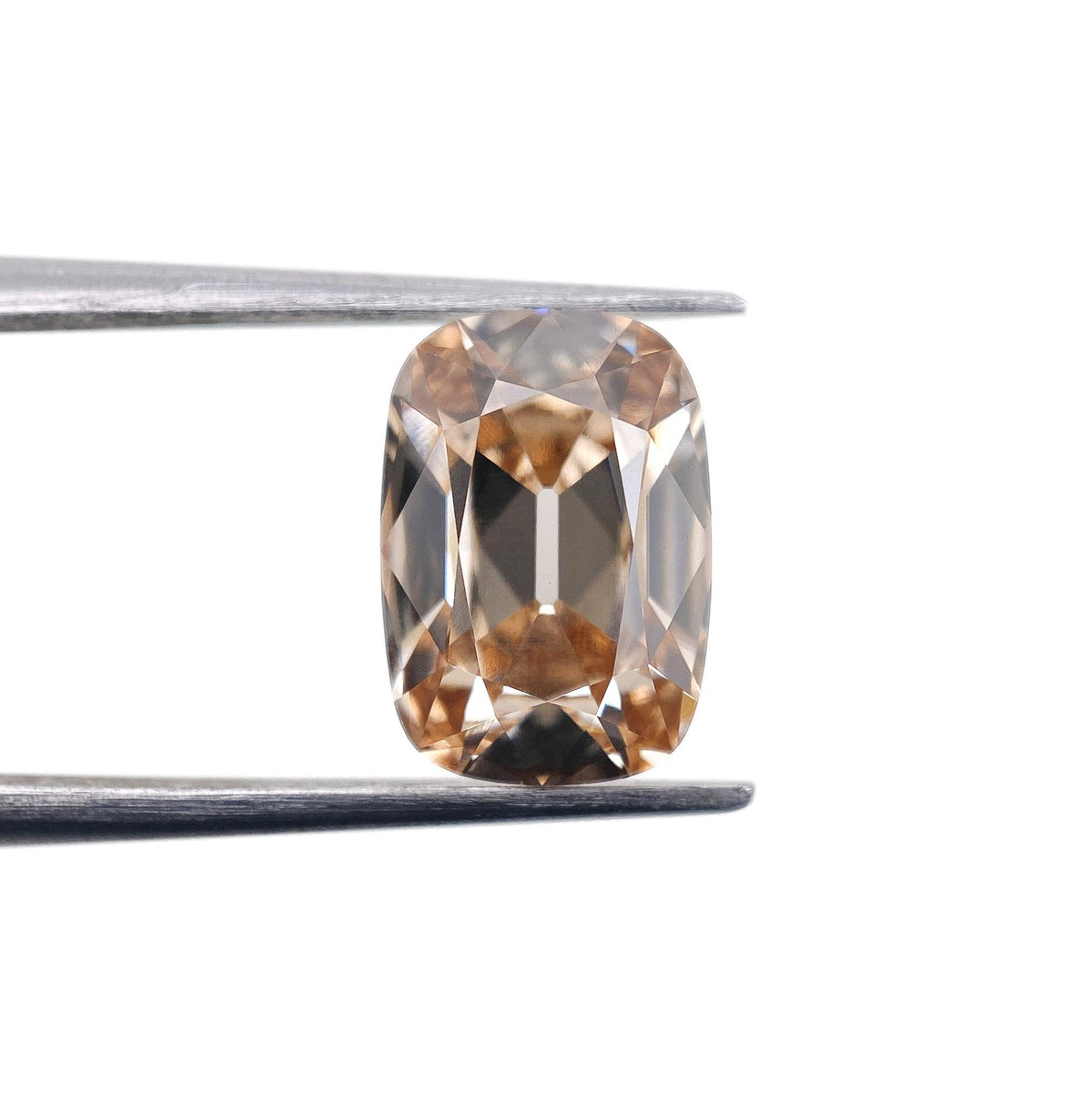 2.71ct | U-V/VS1 Cognac Antique Cushion Shape Old Mine Cut Lab Diamond (IGI)-LITHOS Diamond