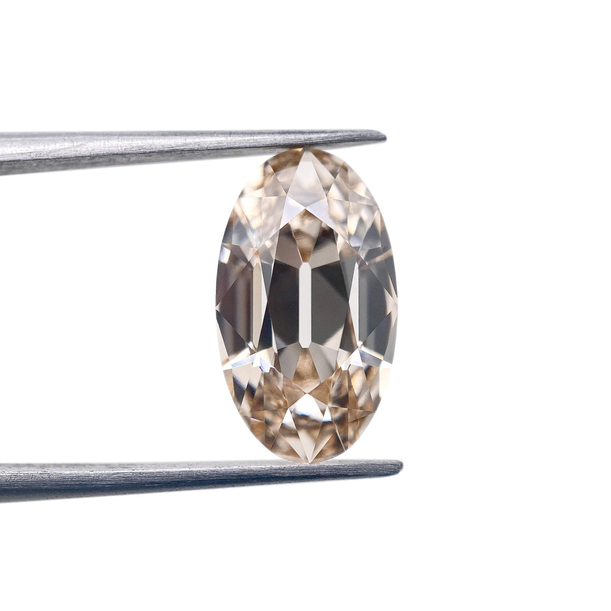 3.46ct | Q-R/VS1 Oval Shape Old Mine Cut Lab Diamond (IGI)