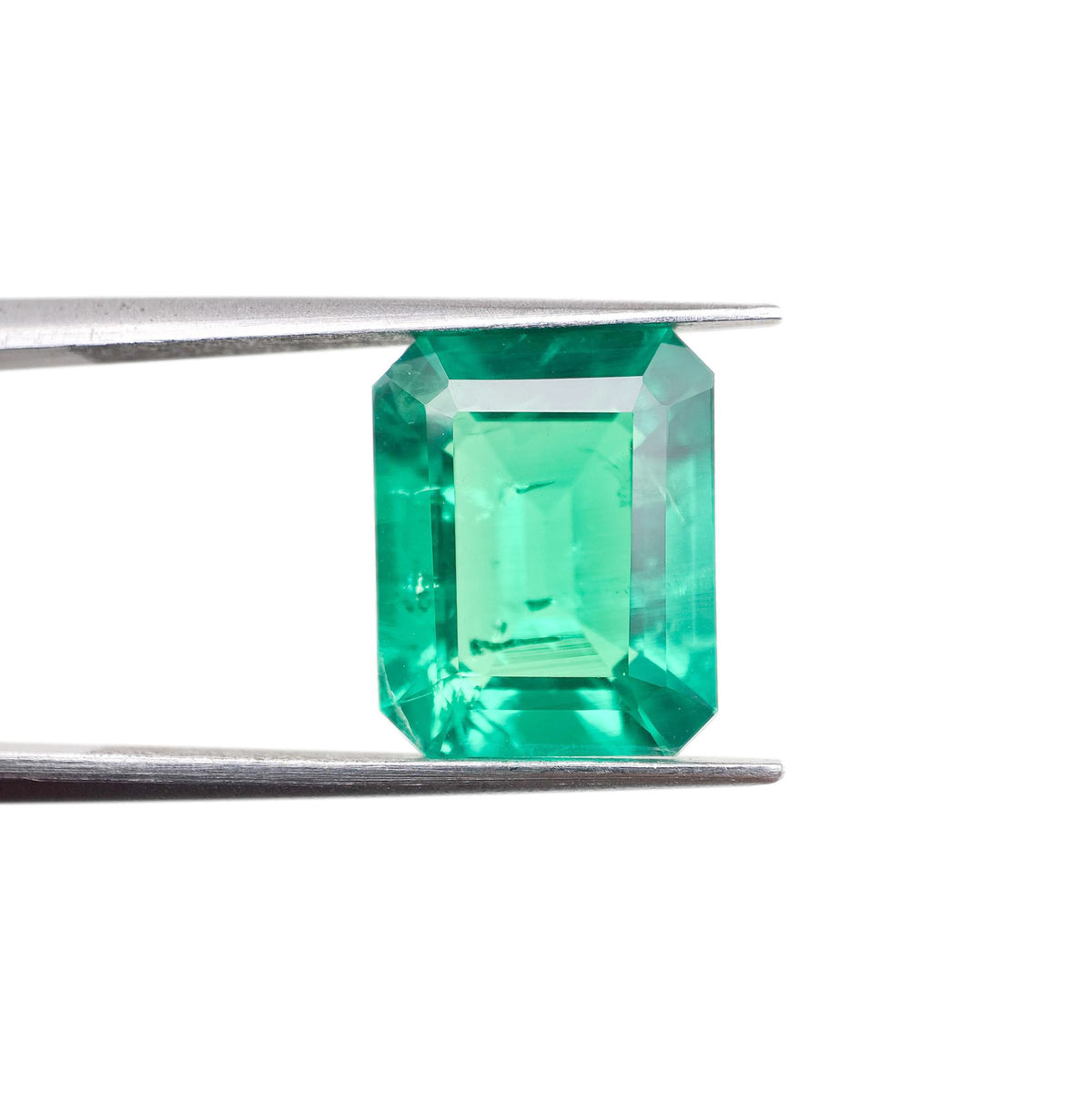 4.11ct | Step Cut Emerald Shape Lab Emerald