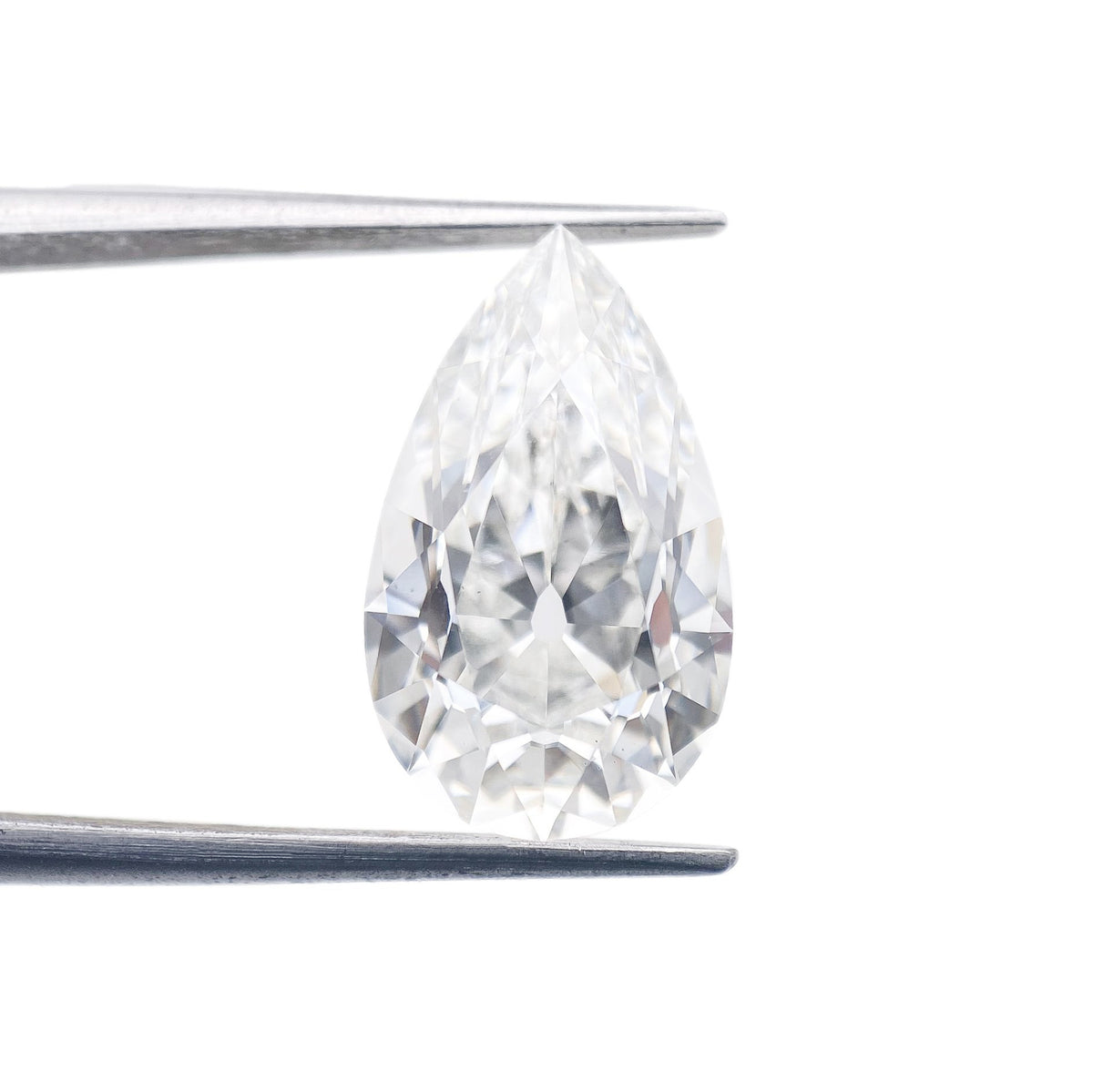 4.24ct | F/VS2 Pear Shape Old Mine Cut Lab Diamond (IGI)