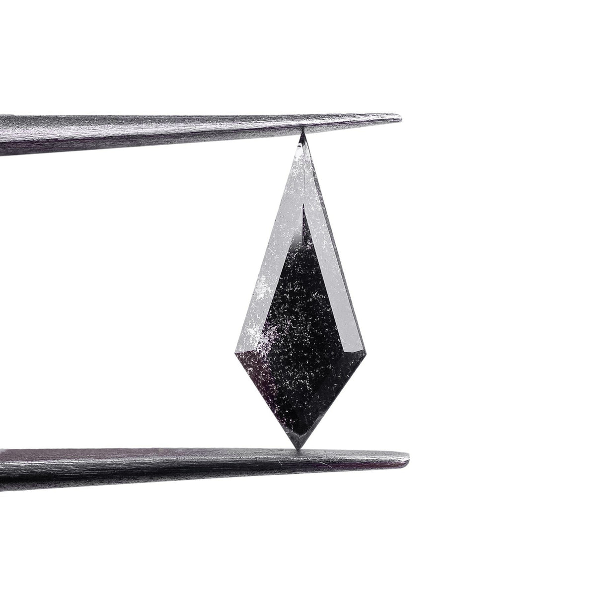 1.09ct | Salt & Pepper Kite Shape Rose Cut Lab Diamond