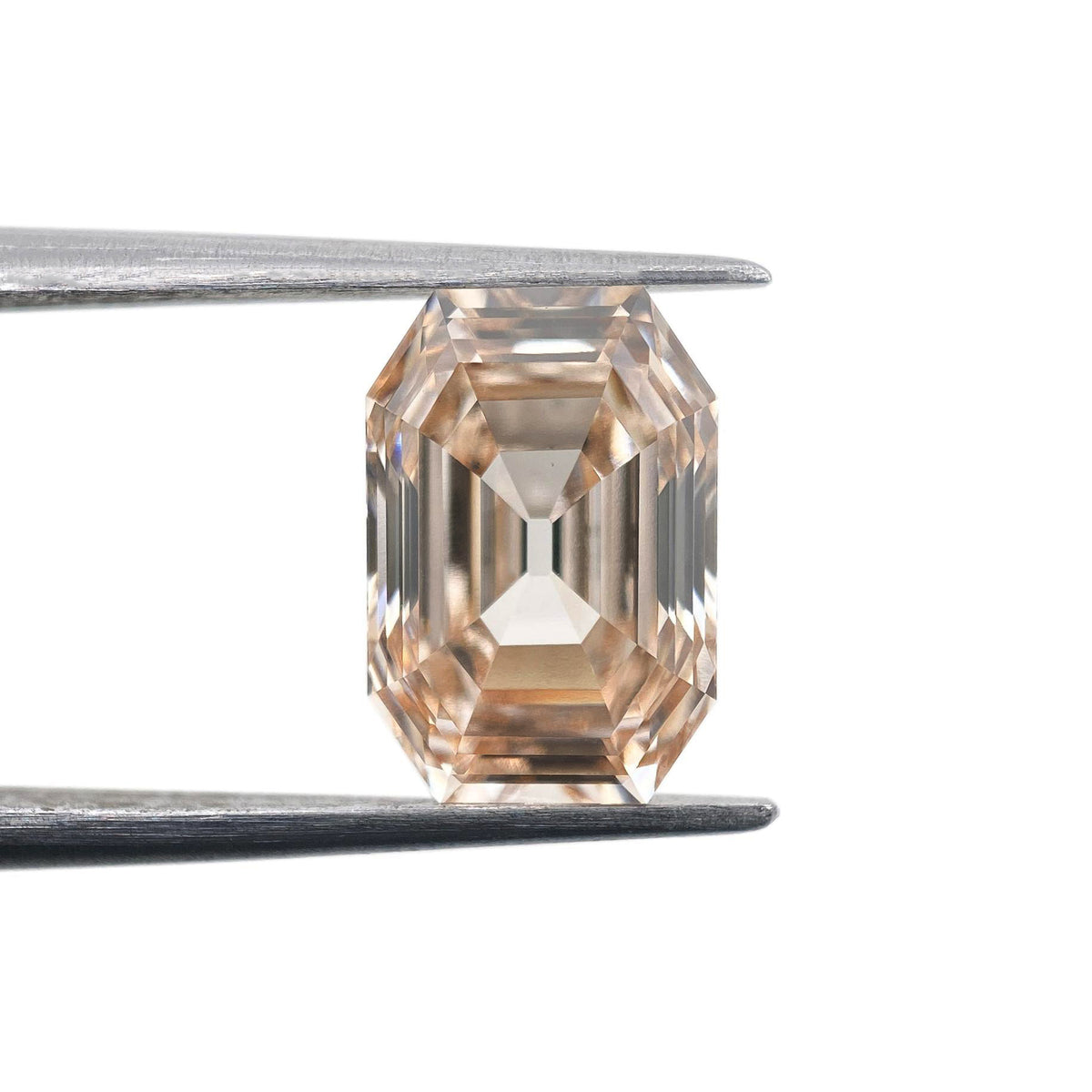 2.78ct | N/VS1 Champagne Antique Octagon Shape Step Cut Lab Diamond (IGI)-LITHOS Diamond