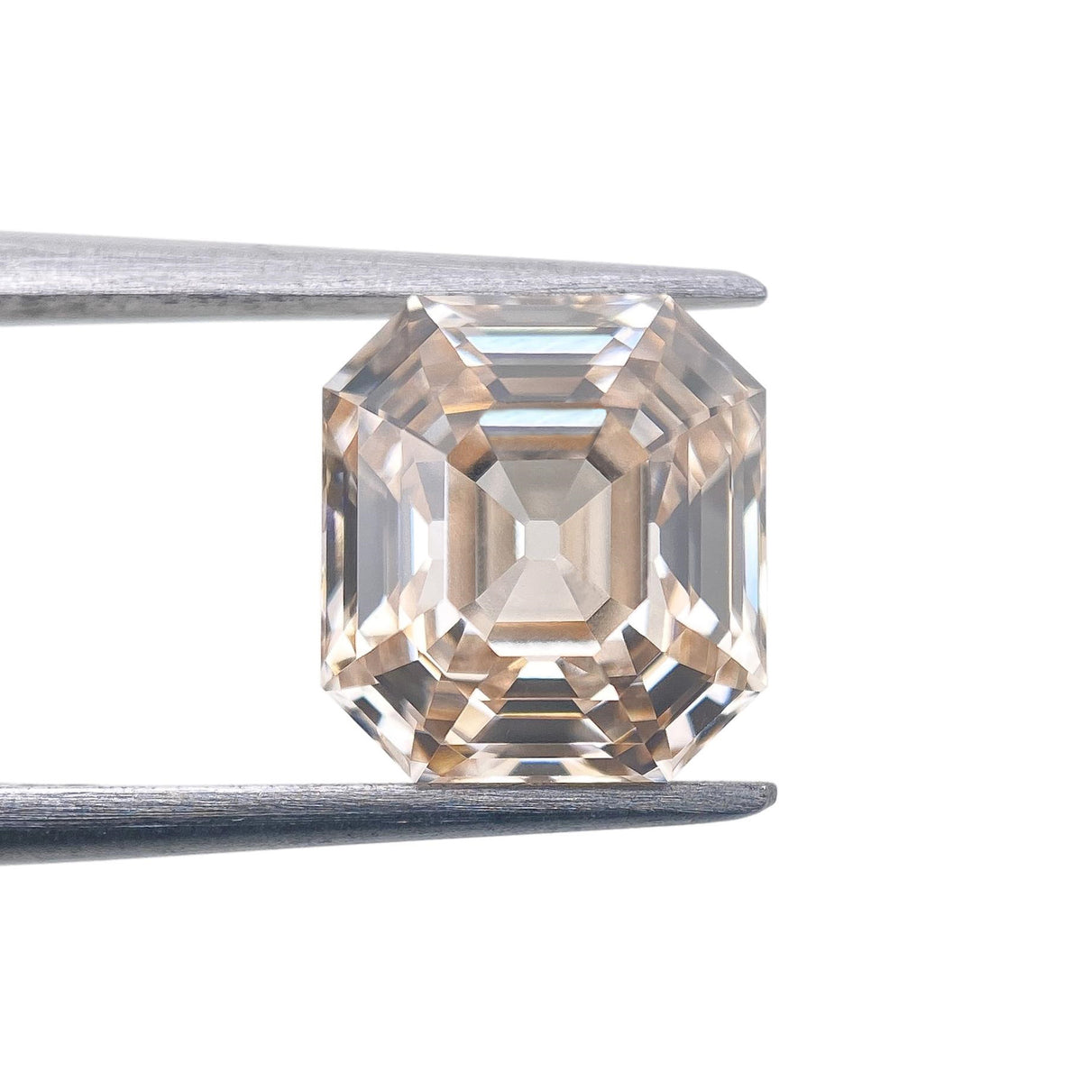 2.26ct | L/VVS2 Champagne Asscher Shape Step Cut Lab Diamond (IGI)-LITHOS Diamond