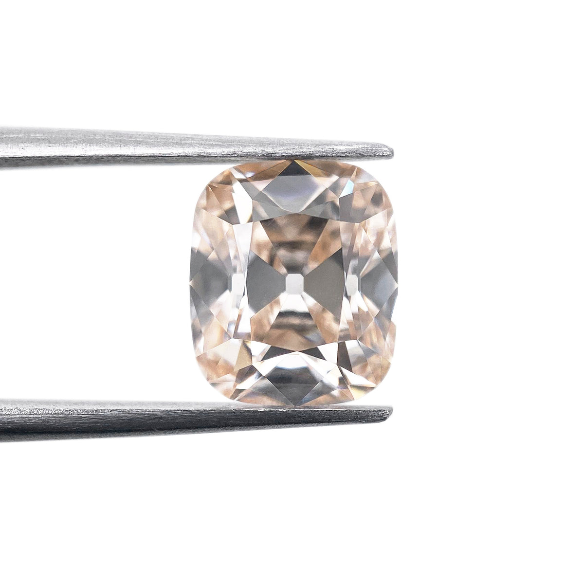 3.03ct | M/VVS2 Champagne Cushion Shape Old Mine Cut Lab Diamond (IGI)-LITHOS Diamond