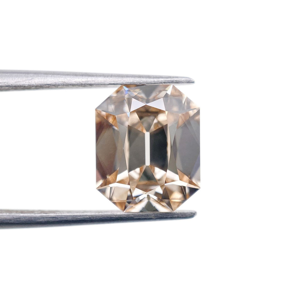 3.04ct | S-T/VVS2 Champagne Octagon Shape Old Mine Cut Lab Diamond (IGI)