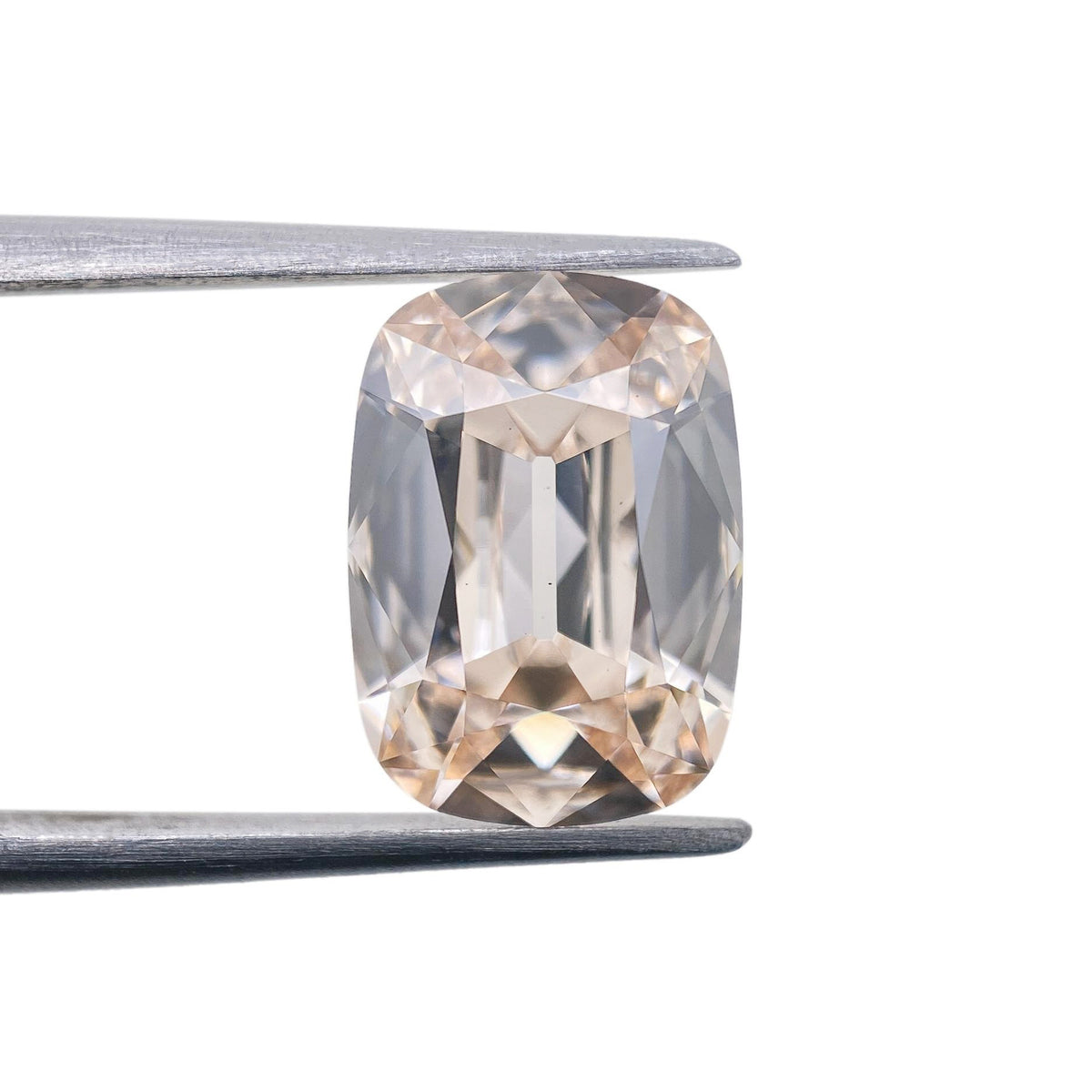 2.63ct | L/VS1 Champagne Cushion Shape Old Mine Cut Lab Diamond (IGI)-LITHOS Diamond