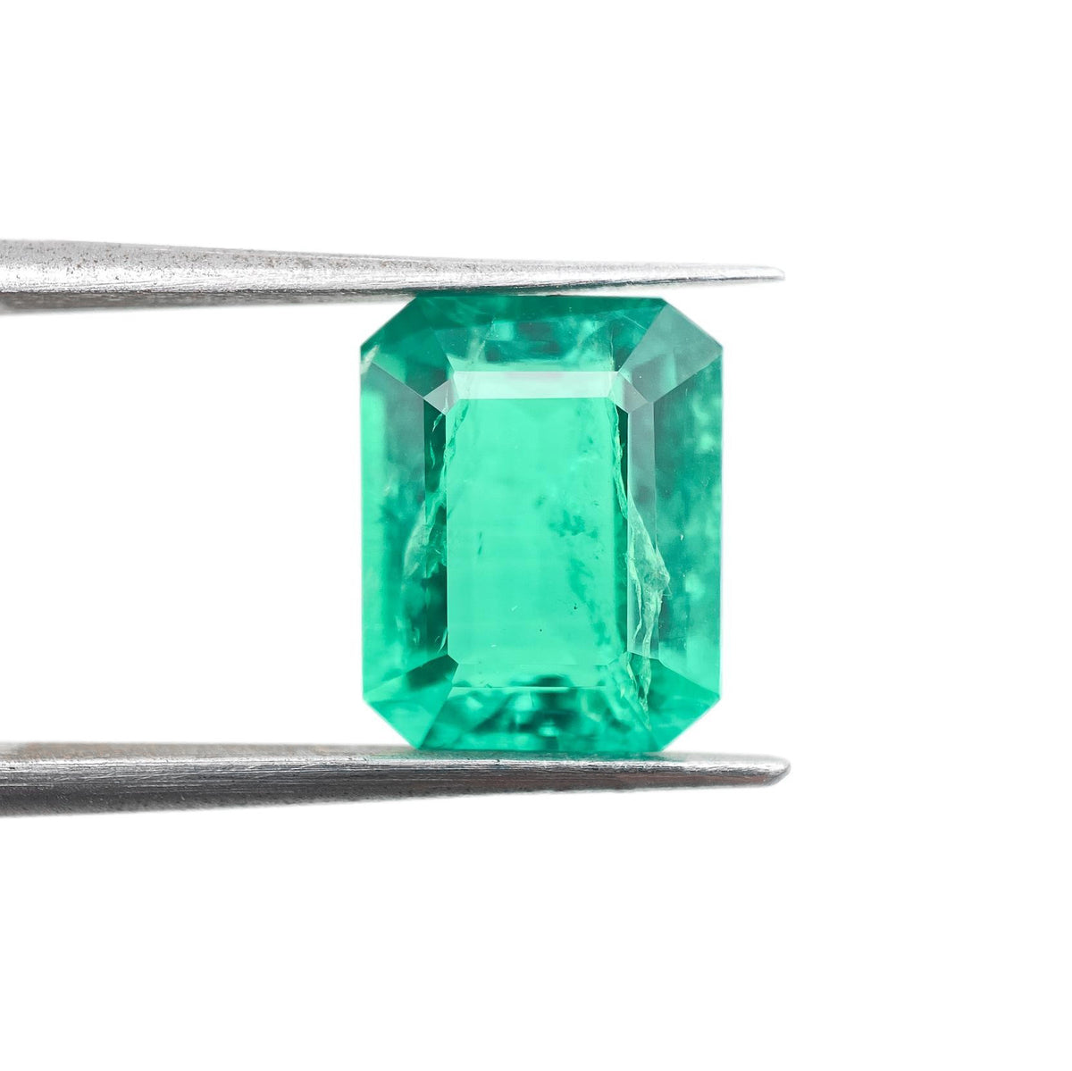 4.36ct | Step Cut Emerald Shape Lab Emerald