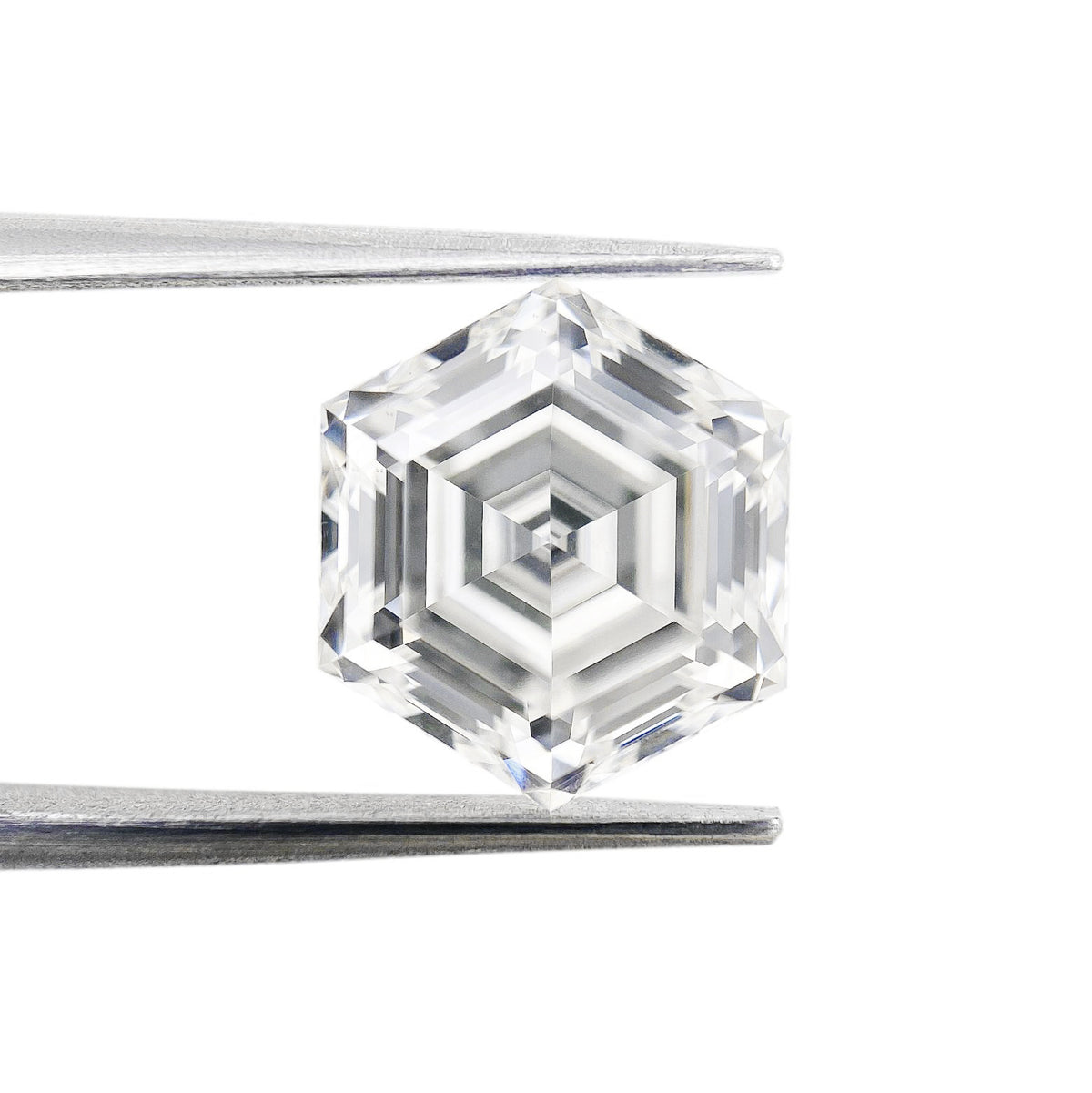 3.23ct | F/VS2 Hexagon Shape Step Cut Lab Diamond (IGI)