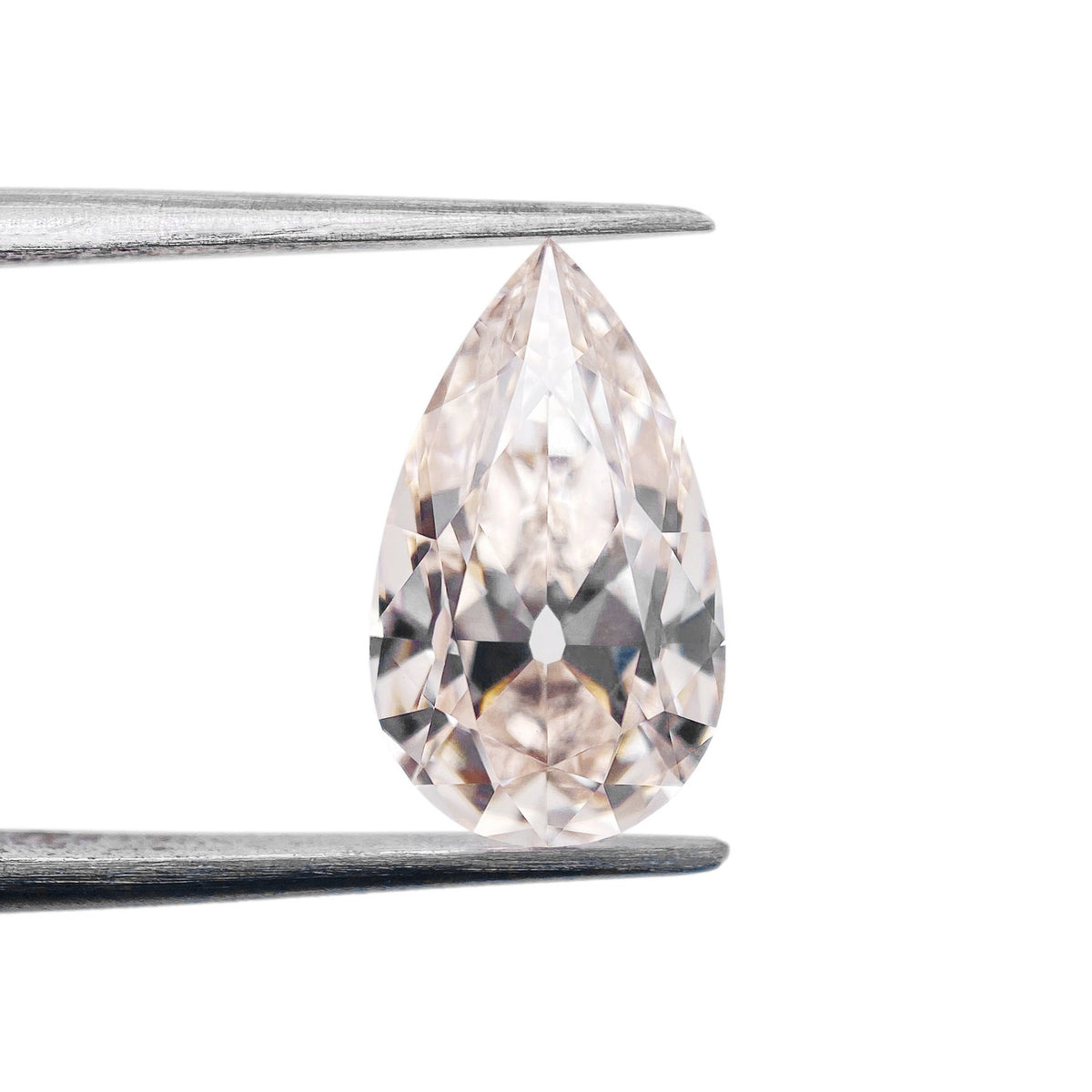2.50ct | J/VVS2 Champagne Pear Shape Old Mine Cut Lab Diamond (IGI)-LITHOS Diamond