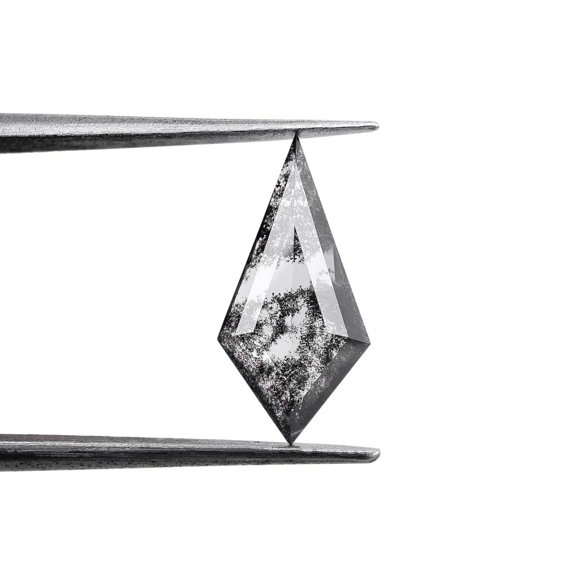 1.81ct | Salt & Pepper Kite Shape Step Cut Lab Diamond