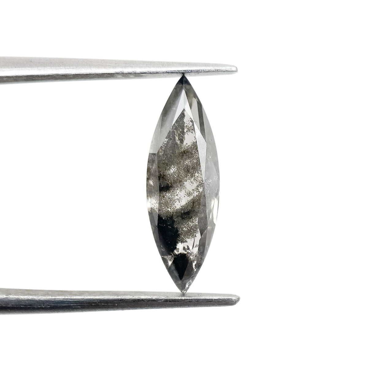 1.58ct | Salt & Pepper Marquise Shape Brilliant Cut Lab Diamond