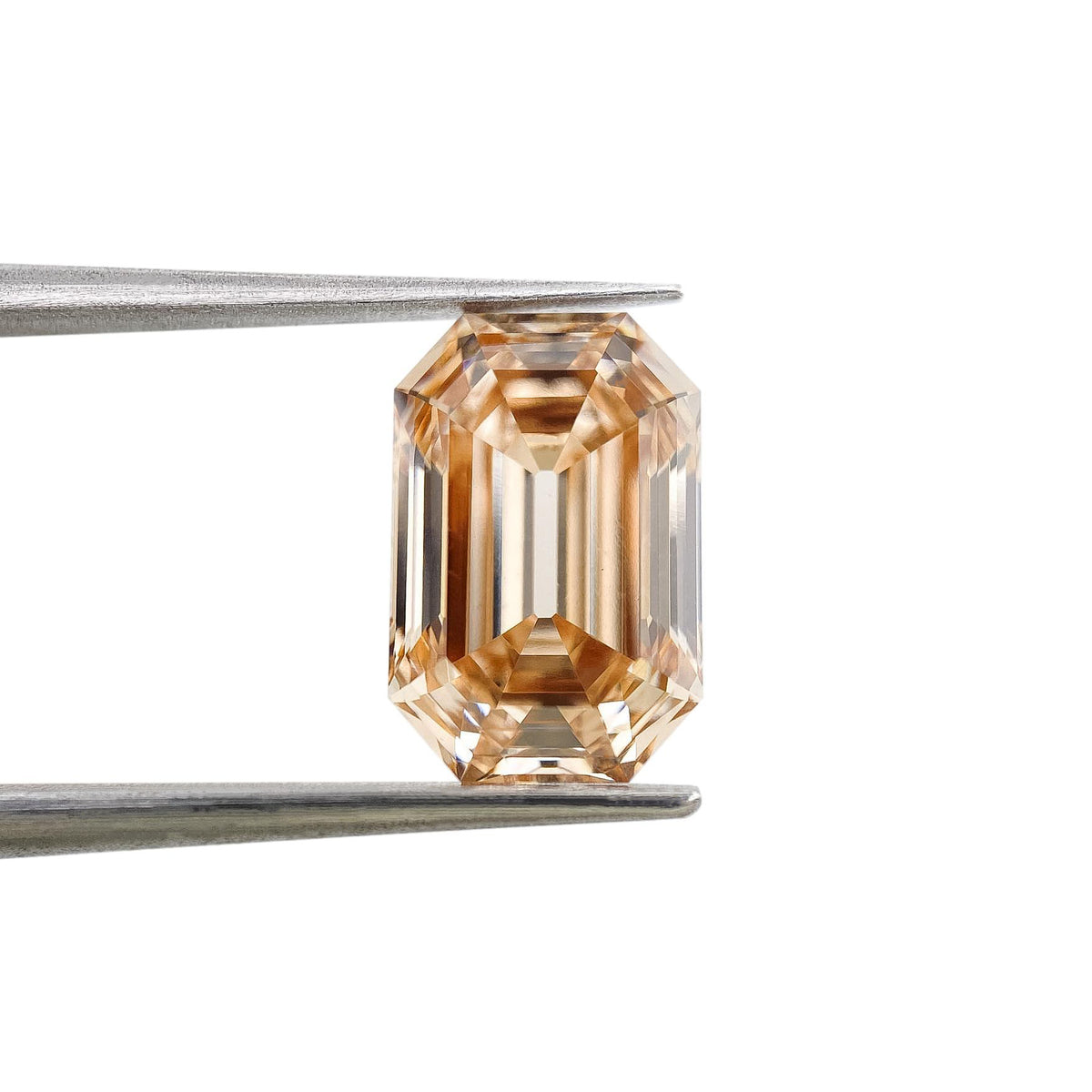 3.28ct | Light Brown/VS1 Champagne Octagon Shape Step Cut Lab Diamond (IGI)