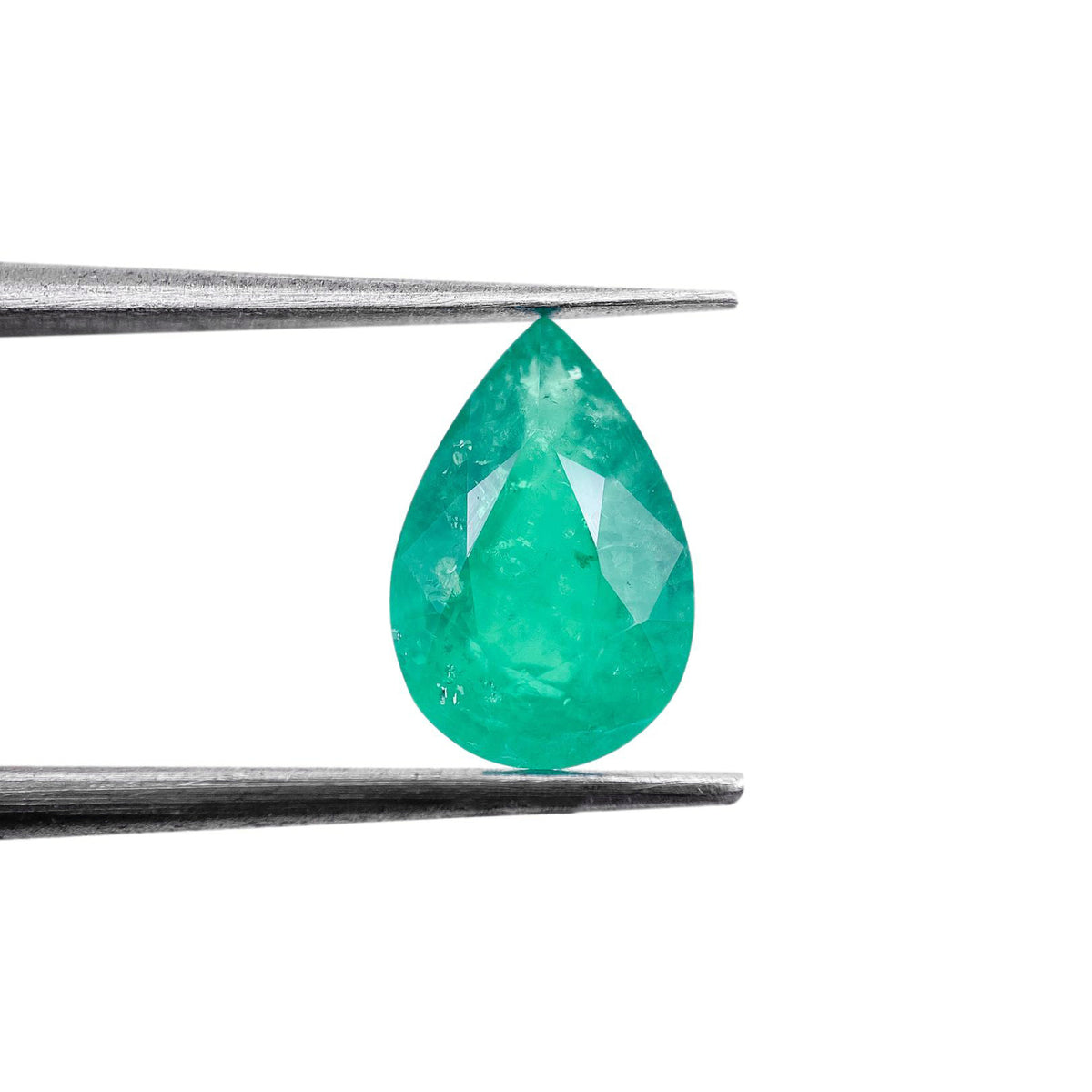 1.70ct | Brilliant Cut Pear Shape Lab Emerald