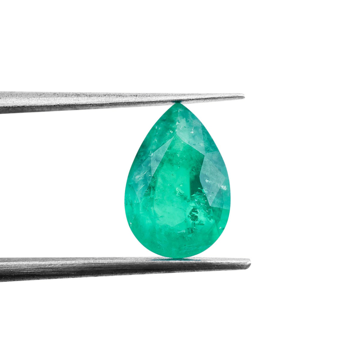 2.18ct | Brilliant Cut Pear Shape Lab Emerald