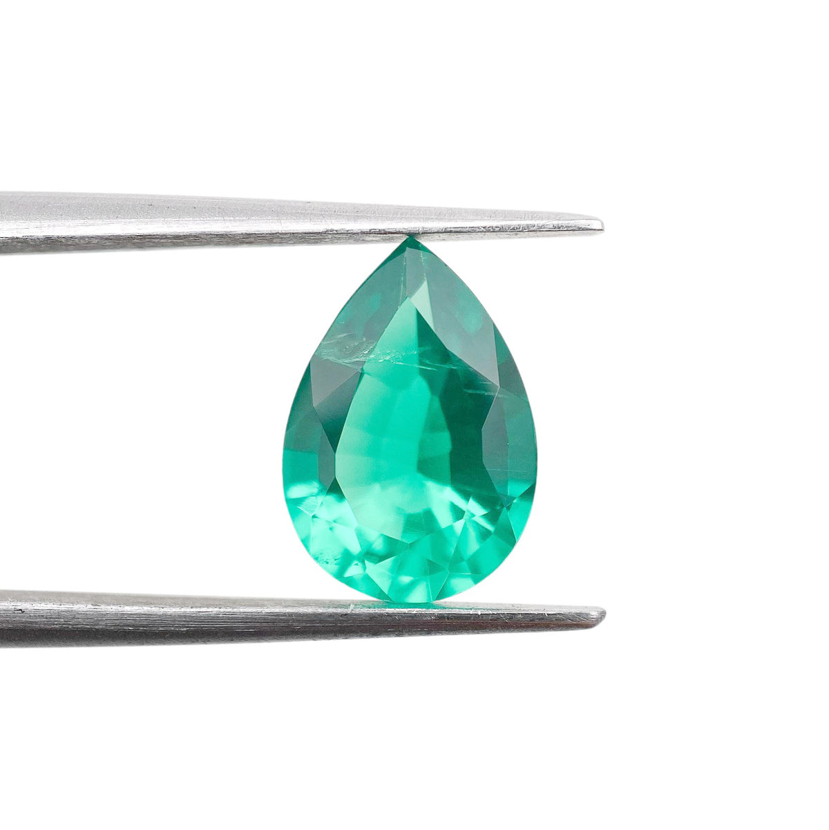 2.02ct | Brilliant Cut Pear Shape Lab Emerald