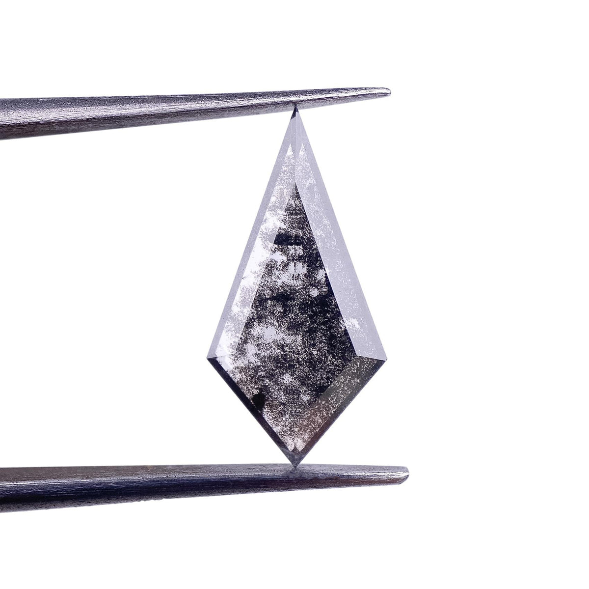 1.63ct | Salt & Pepper Kite Shape Step Cut Lab Diamond