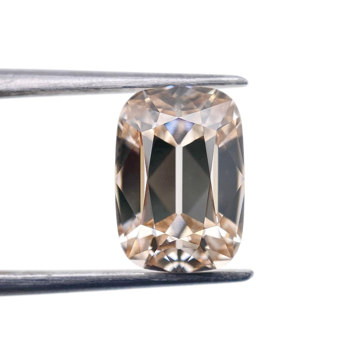 2.54ct | N/VVS2 Champagne Cushion Shape Old Mine Cut Lab Diamond (IGI)