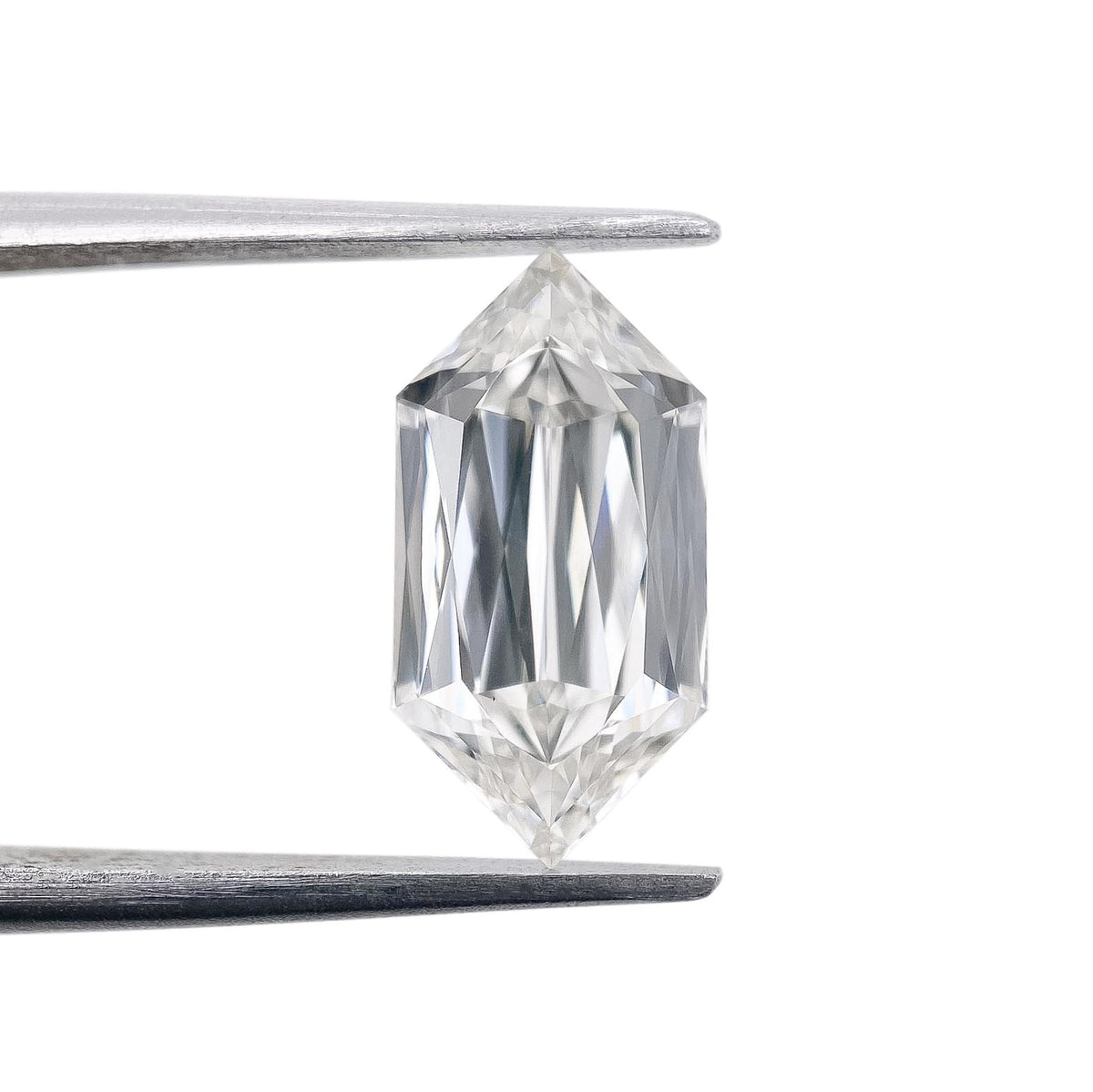 2.64ct | F/VVS2 Hexagon Shape Lattice Cut Lab Diamond (IGI)