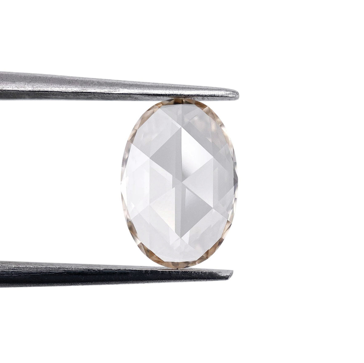 1.02ct | O-P/VVS2 Champagne Oval Shape Rose Cut Lab Diamond (IGI)-LITHOS Diamond
