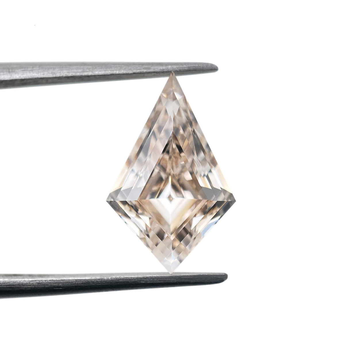 2.37ct | Q-R/VS1 Champagne Kite Shape Step Cut Lab Diamond (IGI)-LITHOS Diamond