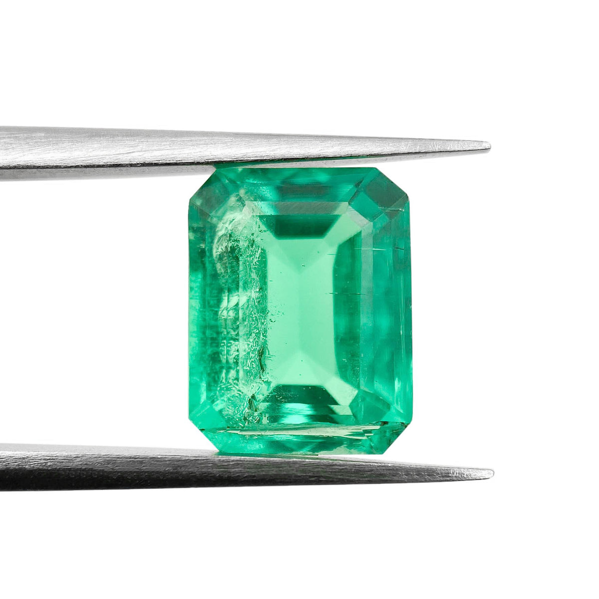 3.10ct | Step Cut Emerald Shape Lab Emerald