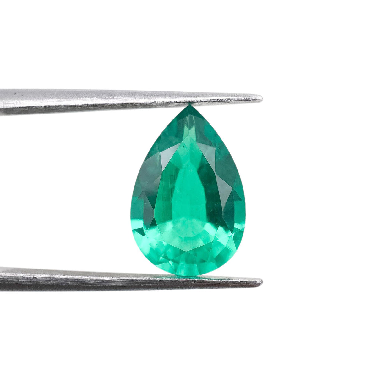 2.99ct | Brilliant Cut Pear Shape Lab Emerald