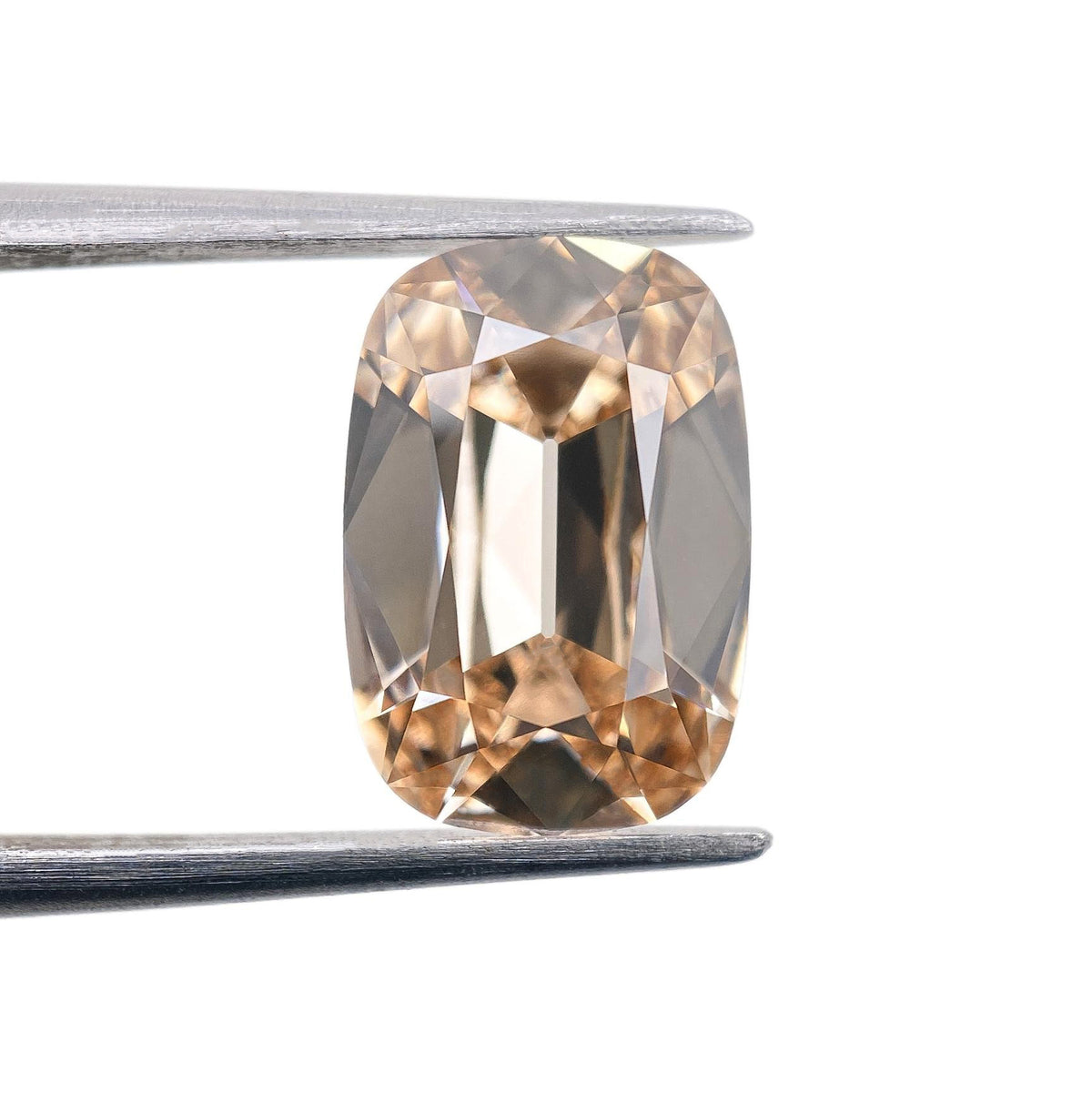 3.01ct | S-T/VS1 Champagne Cushion Shape Old Mine Cut Lab Diamond (IGI)