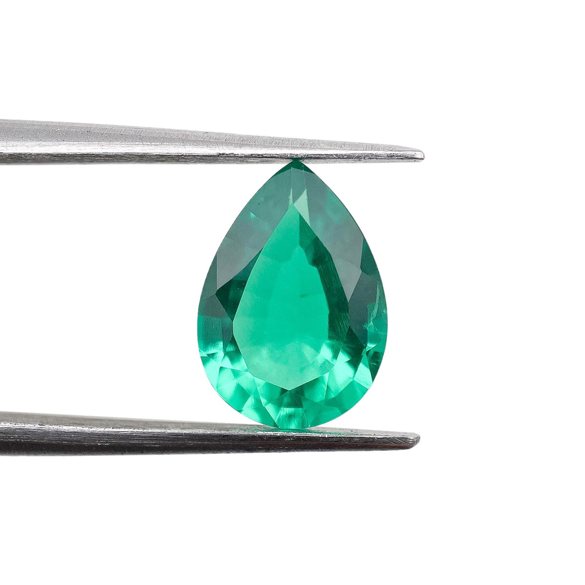 1.79ct | Brilliant Cut Pear Shape Lab Emerald