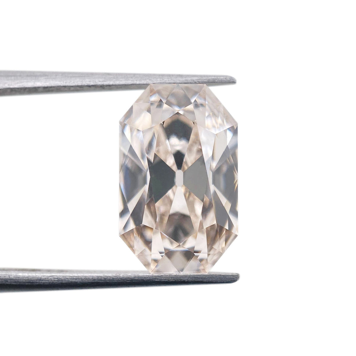 3.11ct | J/VS1 Champagne Octagon Shape Old Mine Cut Lab Diamond (IGI)-LITHOS Diamond