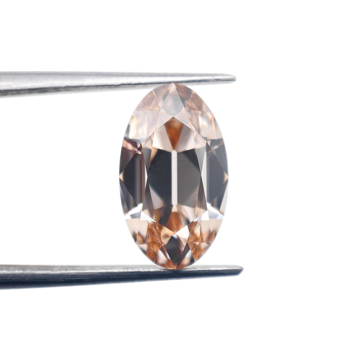 3.06ct | Light Brown/VS1 Oval Shape Old Mine Cut Lab Diamond (IGI)-LITHOS Diamond