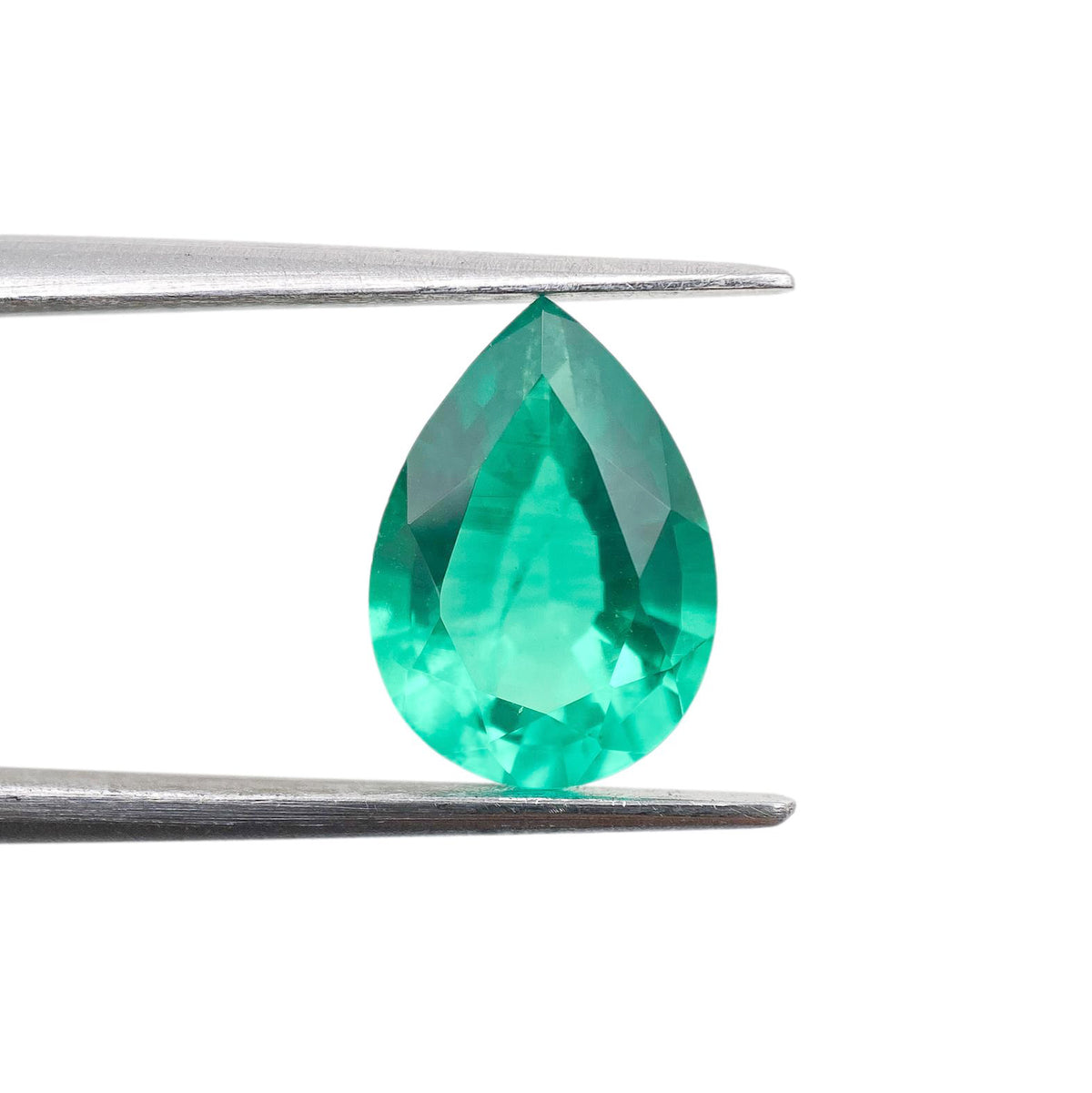 2.15ct | Brilliant Cut Pear Shape Lab Emerald
