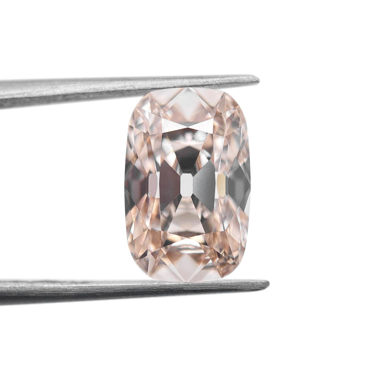 3.59ct | M/VVS2 Champagne Cushion Shape Old Mine Cut Lab Diamond (IGI)-LITHOS Diamond